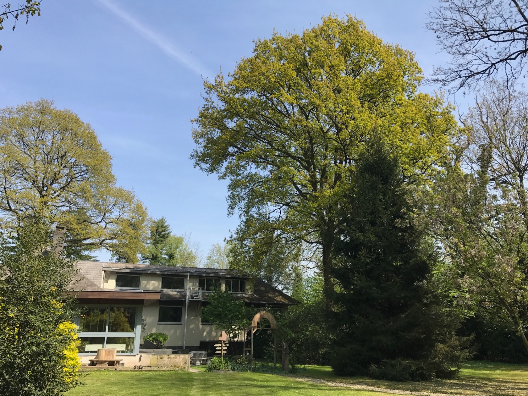 Site de Quiévrain — façade et parc